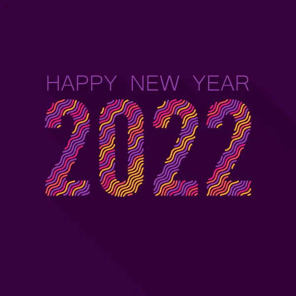 Новым 2022 Годом Векторная Иллюстрация S10 — стоковый вектор