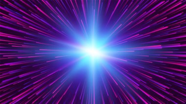 Radyal çizgiler. Patlama etkisi. Soyut yıldız. Vektör illüstrasyonu EPS10