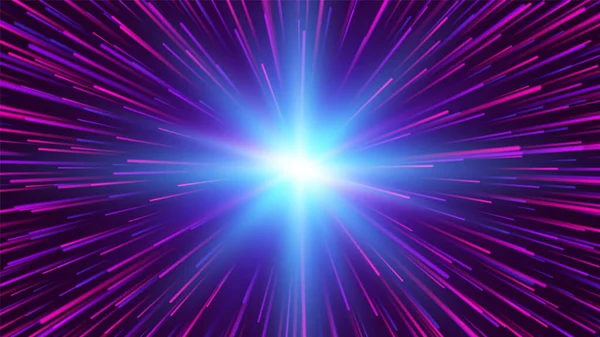 Ακτινωτές Γραμμές Επίδραση Έκρηξης Αφηρημένο Αστέρι Εικονογράφηση Διανύσματος Eps10 — Διανυσματικό Αρχείο