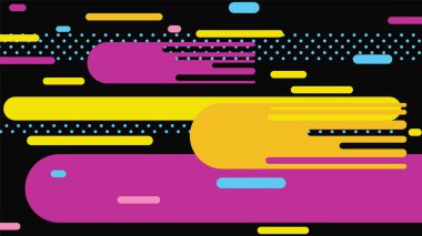 Minimum geometrik arkaplan. Dinamik şekiller kompozisyonu. Vektör illüstrasyonu EPS10