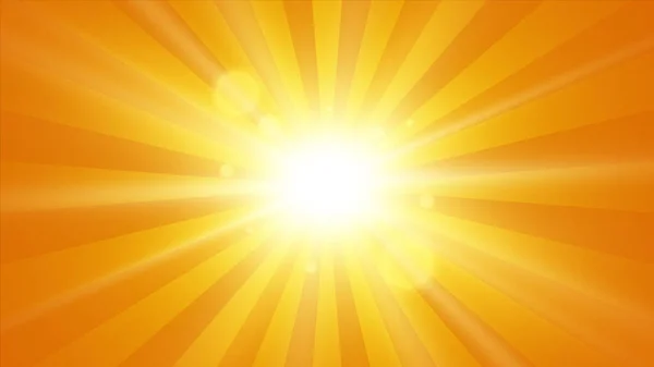 Sfondo Raggi Sole Sole Con Raggi Esplosione Astratta Del Vettore — Vettoriale Stock