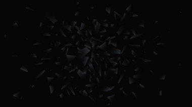 Kırık cam parçaları. Soyut patlama. Vektör arkaplanı EPS10