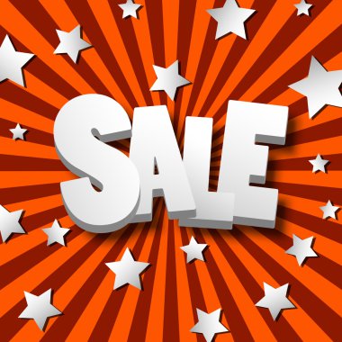 vektör satış poster