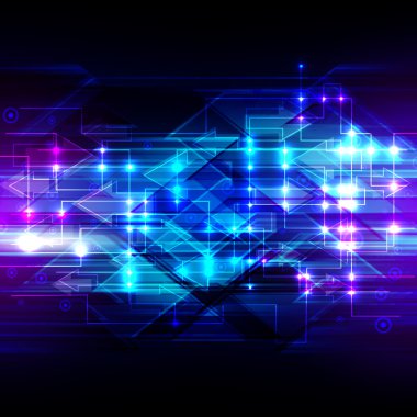 Dijital hız teknoloji vektör, arka plan