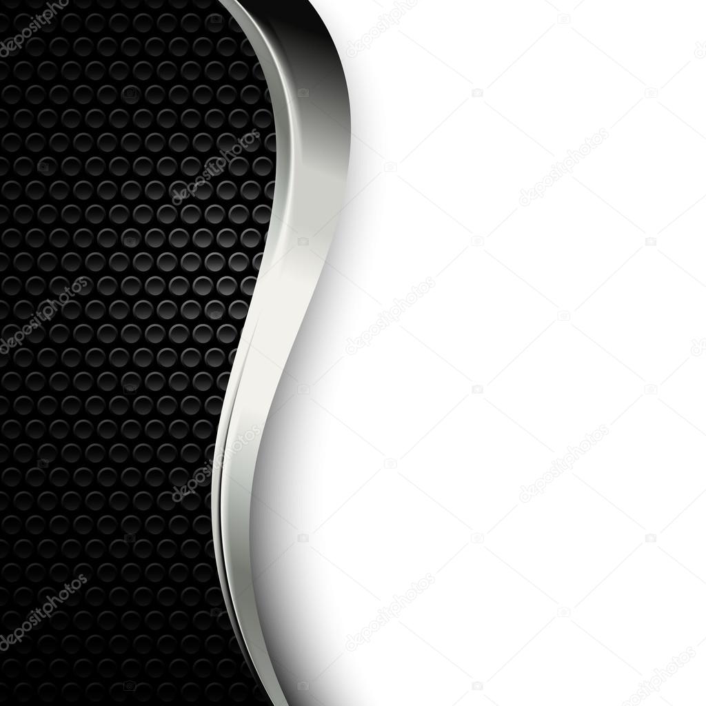 Metal dot perforated texture. Background with dark chrome metal 