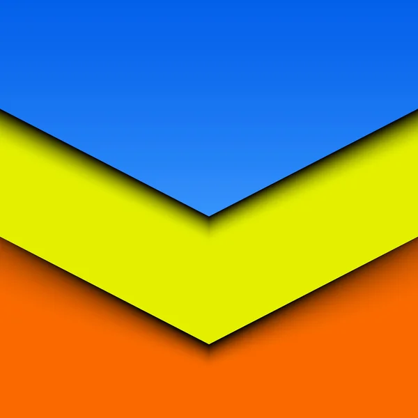 다채로운 삼각형 배경 벡터 공간 f 종이 레이어 중복 — 스톡 벡터