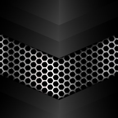 Metal doku cilalı, vektör. Web tasarım öğesi, geometrik şekil