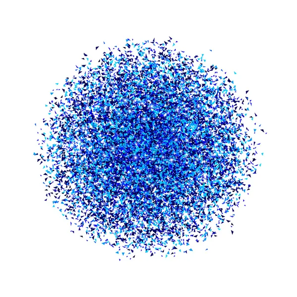 Αφηρημένη διάνυσμα έκρηξη με πολυγωνικό σωματίδια. Απομονώνονται σε λευκό φόντο — Διανυσματικό Αρχείο