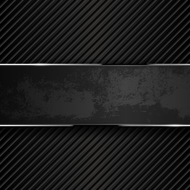 Karanlık grunge metal arka planlar. Vektör çizim