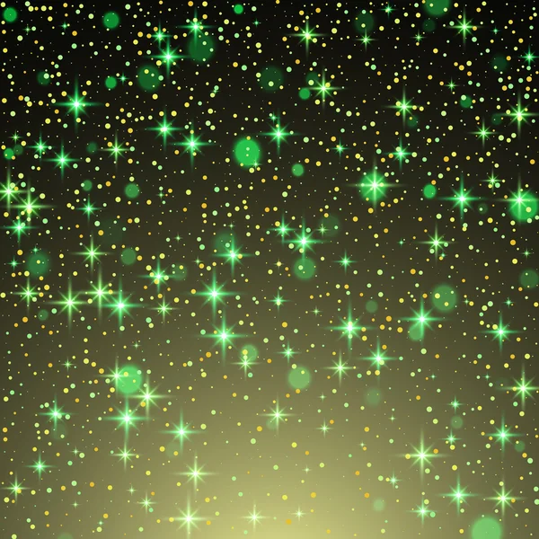 Or scintillant fond de poussière d'étoile scintillante — Image vectorielle
