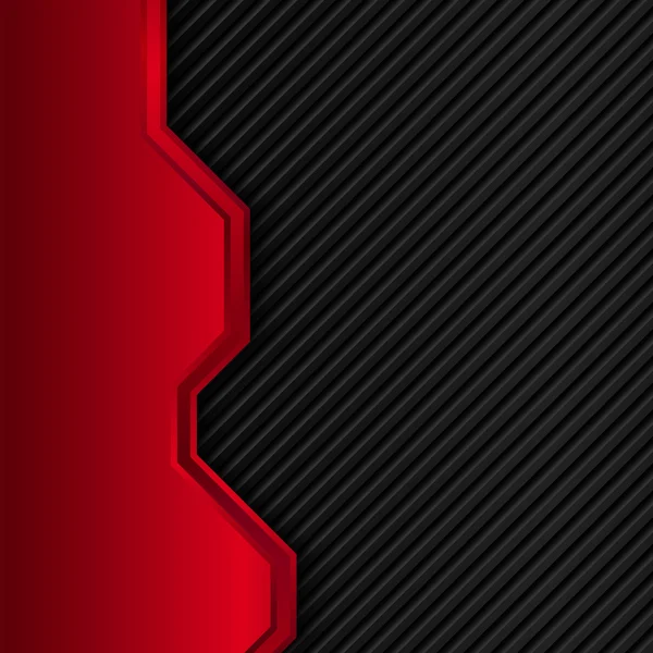 Banner metálico vectorial. Antecedentes de tecnología abstracta — Vector de stock