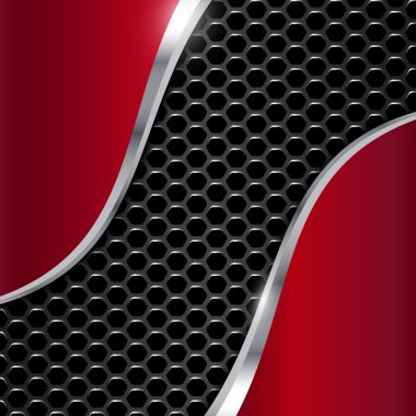 Metal arka plan. Altıgen yanarak bahislerin doğru vektör geometrik desen