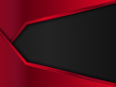 Kırmızı Metalik arka plan. Vektör çizim