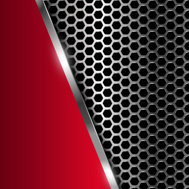 Metal arka plan. Altıgen yanarak bahislerin doğru vektör geometrik desen