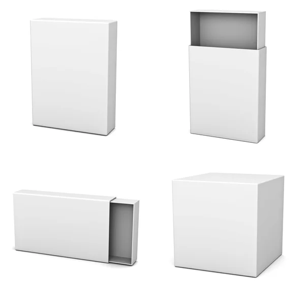흰색 상자 isolater — 스톡 사진