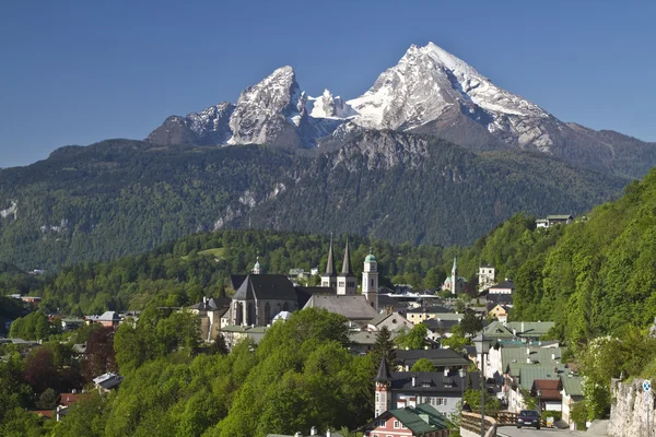 Berchtesgaden a Berchtesgaden Alpi — Foto Stock
