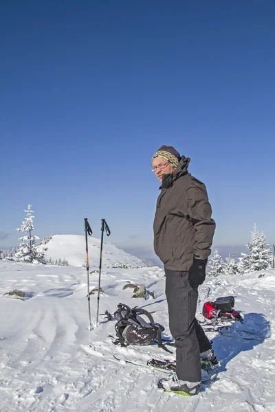 Tour im Winter — Stockfoto