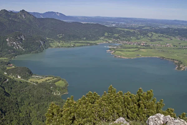 Λίμνη Kochel σε Άνω Βαυαρία — Φωτογραφία Αρχείου