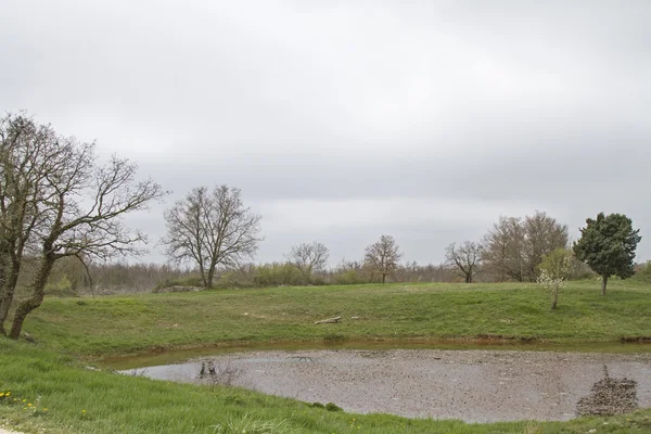 Landschap in Midden-Istrië — Stockfoto