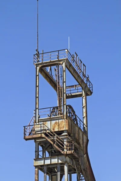 イストリア半島 labin headframe — ストック写真