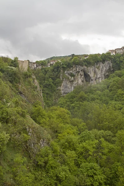 Gorge of the river Pazinica — Stock Photo, Image