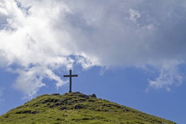 Krottenkopf üzerinde çapraz Zirvesi