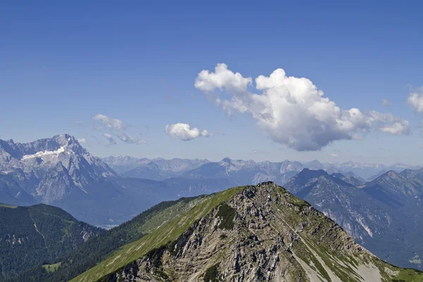 Vista do cume do Monte Krottenkop — Fotografia de Stock