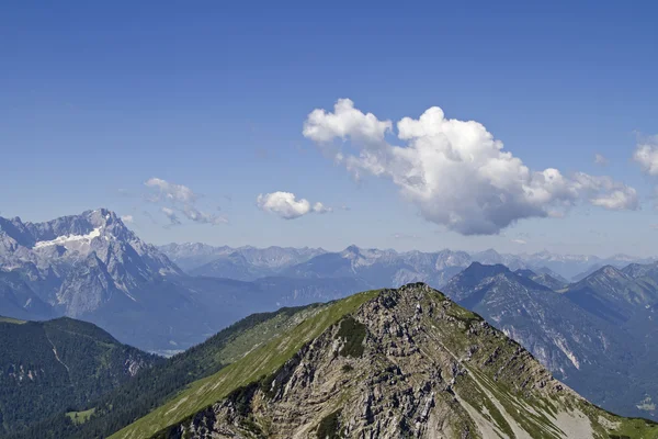 Vista desde la cumbre del Monte Krottenkop — Foto de Stock