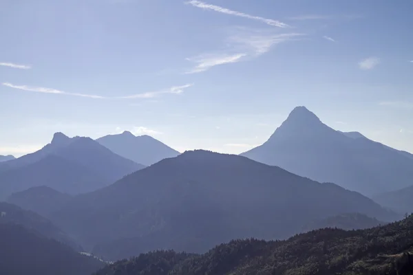 Blick auf die Nordwestseite des Guffert — Stockfoto