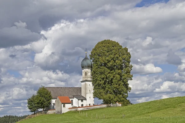 在 Oberbuchen 中探视大教堂 — 图库照片