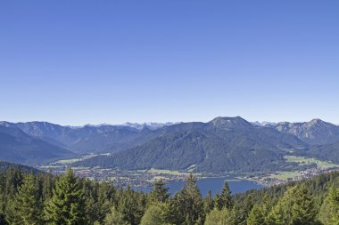 Tegernsee Gölü Upper Bavaria
