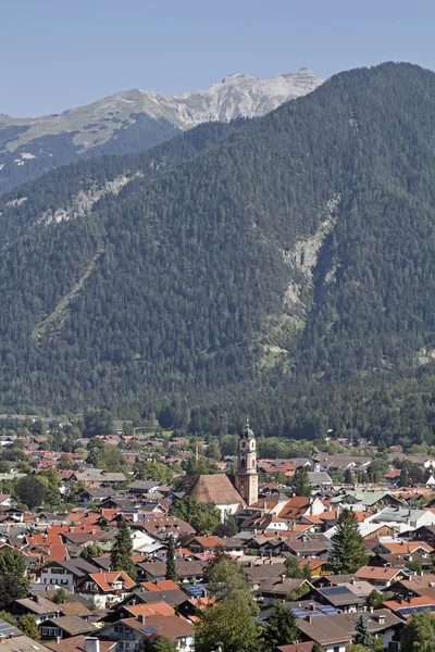 Mittenwald dall'alto — Foto Stock