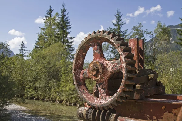 Antica tecnologia sluice — Foto Stock