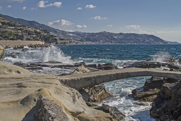 Coast near Bordighera — Stock Photo, Image