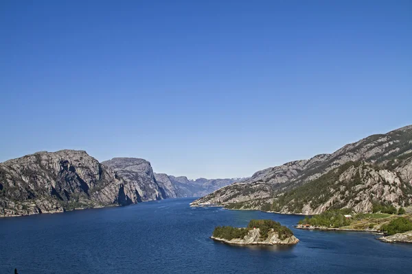 Lysfjorden — Stock fotografie