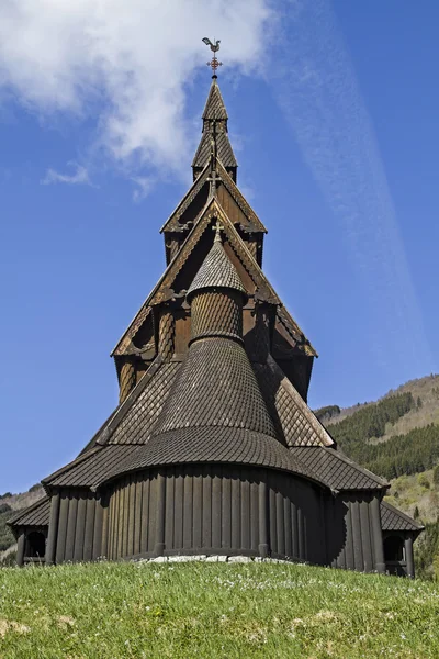 壁教会 Hopperstad — 图库照片