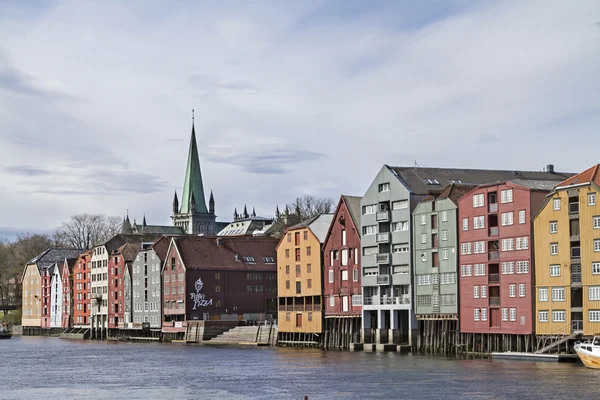 Entrepôts à Trondheim — Photo