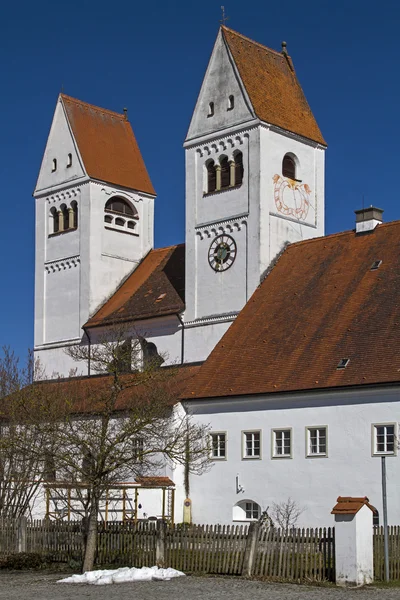 The Church of St. John Baptist in Steingaden  is considered one — Stock Photo, Image