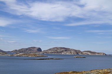 Norveç'te Atlantik sahil