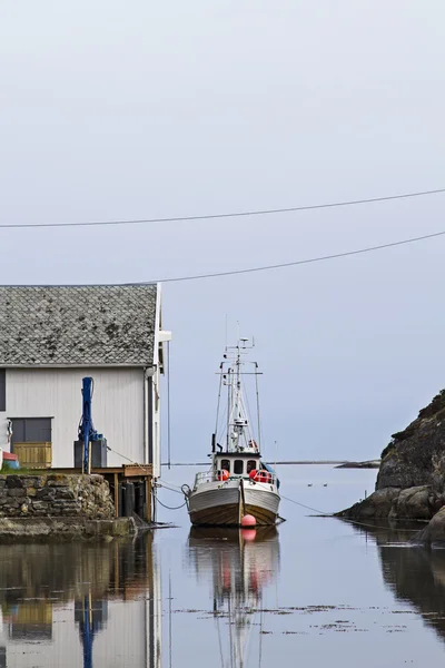 Norska fiskebåt — Stockfoto