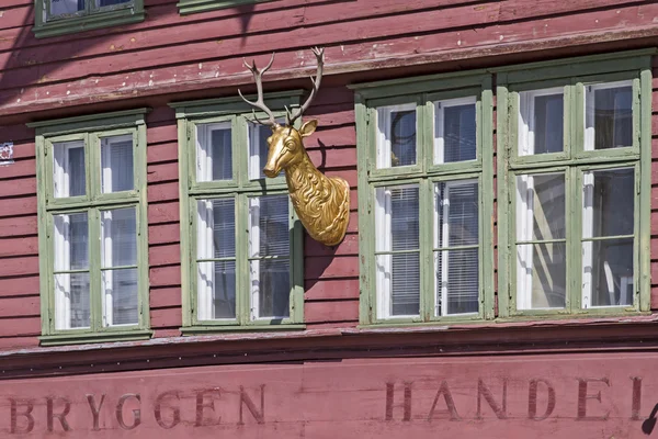 Storage house detail in Bergen — Stock Photo, Image