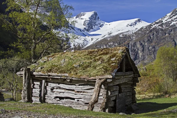 Hütte in Oldedalen — Stockfoto