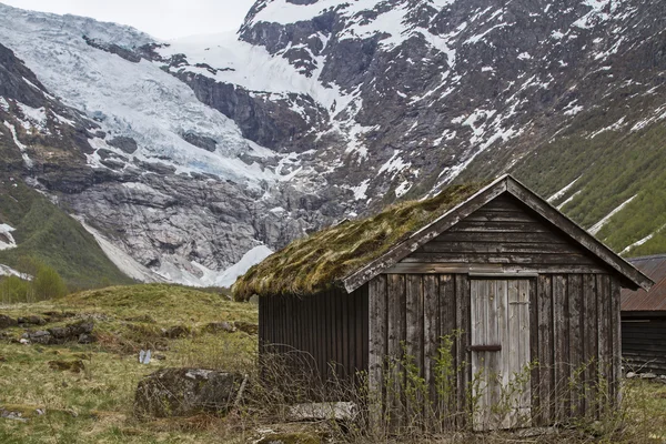 Mountain pasture in Breheinen — Stock Photo, Image