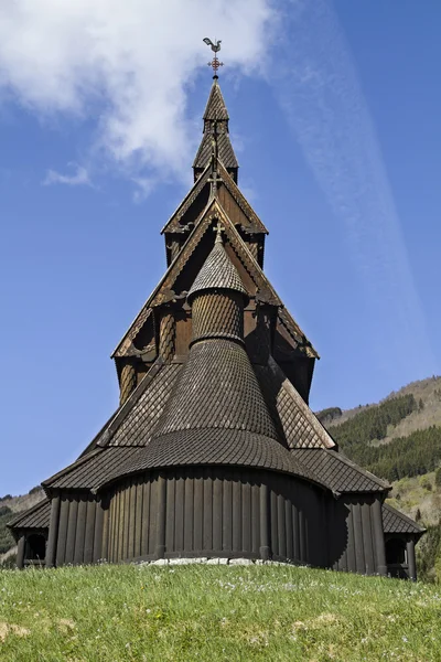 壁教会 Hopperstad — 图库照片