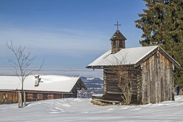 Cappella vicino al rifugio Schwaiger — Foto Stock