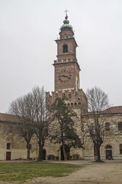 Vigevano şehrindeki Castello Sforcesco
