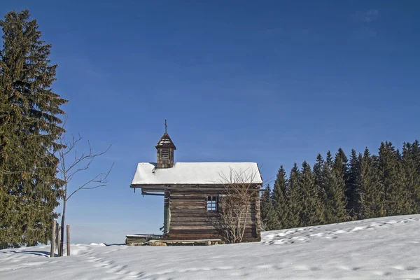 Kapell nära Schwaiger hut — Stockfoto