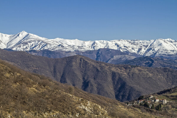 view from  Passo die Teglia