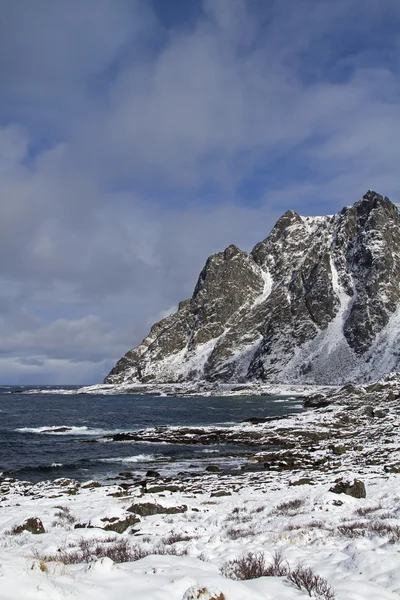 Inicio del invierno en Lofoten — Foto de Stock