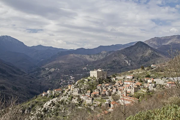 Castelveccio di Rocca Barbena — Stock fotografie